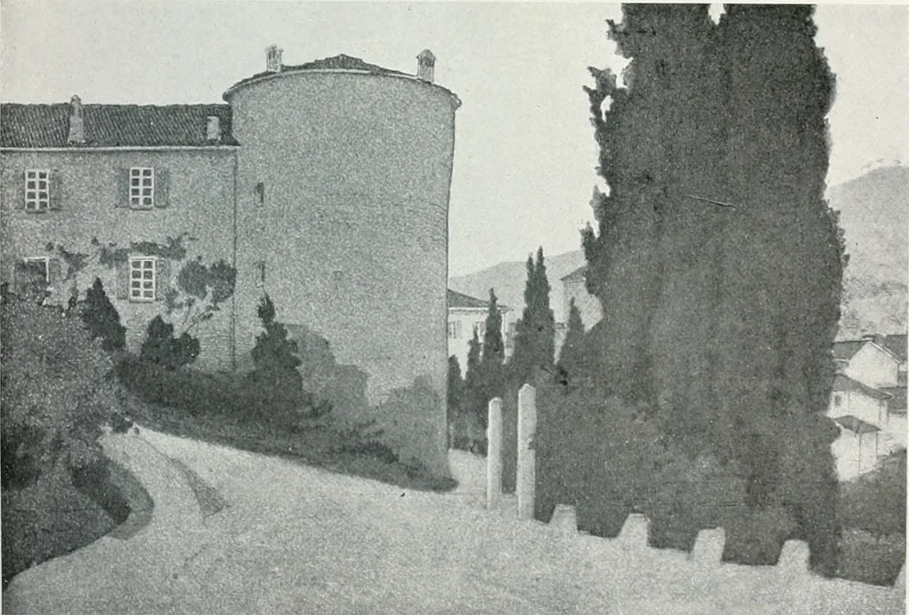 An illustration from Attraverso gli albi e le cartelle : sensazioni d'arte, 1904, leaf 144