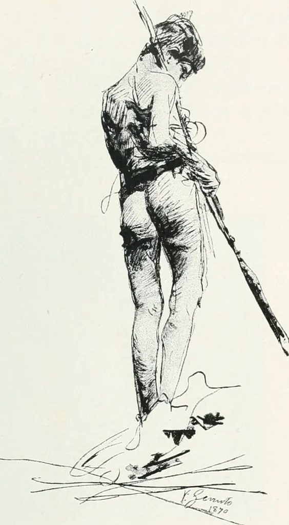An illustration from Attraverso gli albi e le cartelle : sensazioni d'arte, 1904, leaf 162