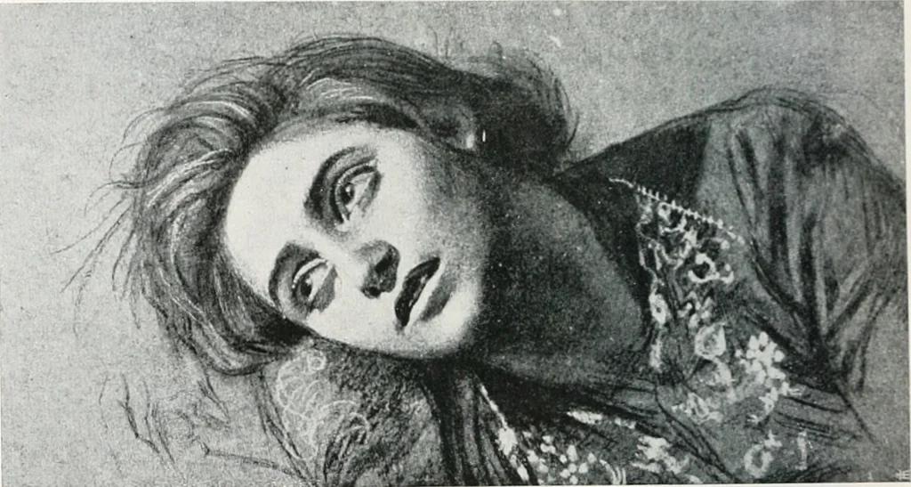 An illustration from Attraverso gli albi e le cartelle : sensazioni d'arte, 1904, leaf 163