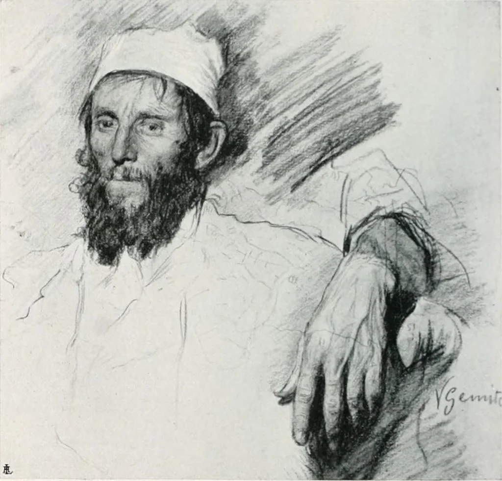 An illustration from Attraverso gli albi e le cartelle : sensazioni d'arte, 1904, leaf 165