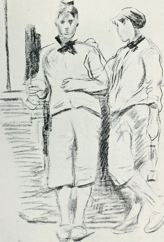 An illustration from Attraverso gli albi e le cartelle : sensazioni d'arte, 1904, leaf 166