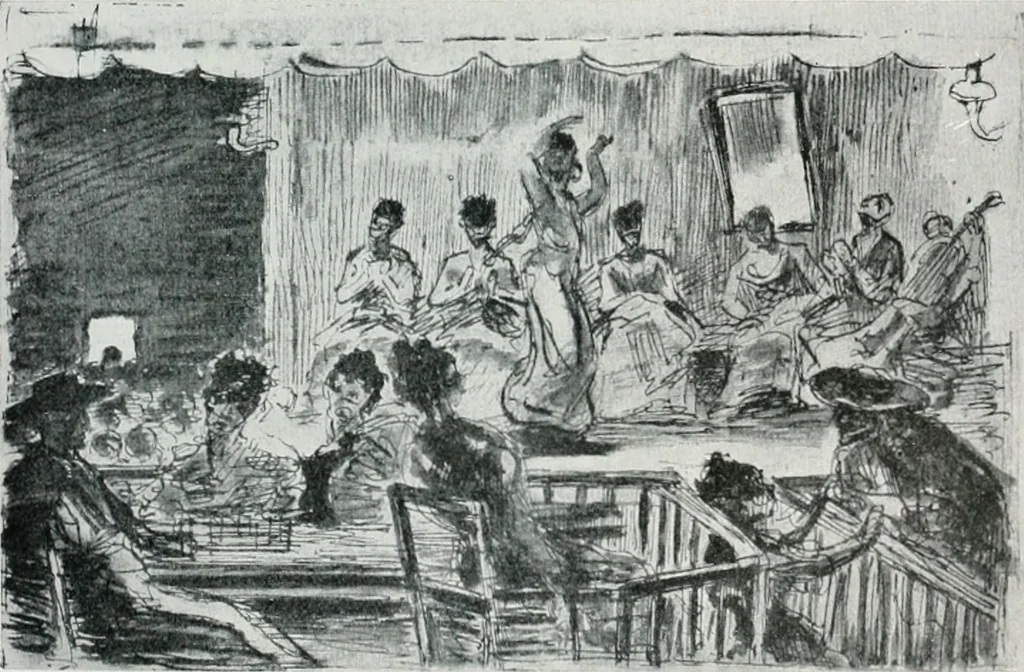 An illustration from Attraverso gli albi e le cartelle : sensazioni d'arte, 1904, leaf 178