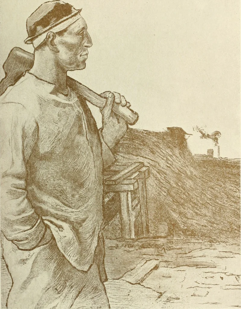 An illustration from Attraverso gli albi e le cartelle : sensazioni d'arte, 1904, leaf 180