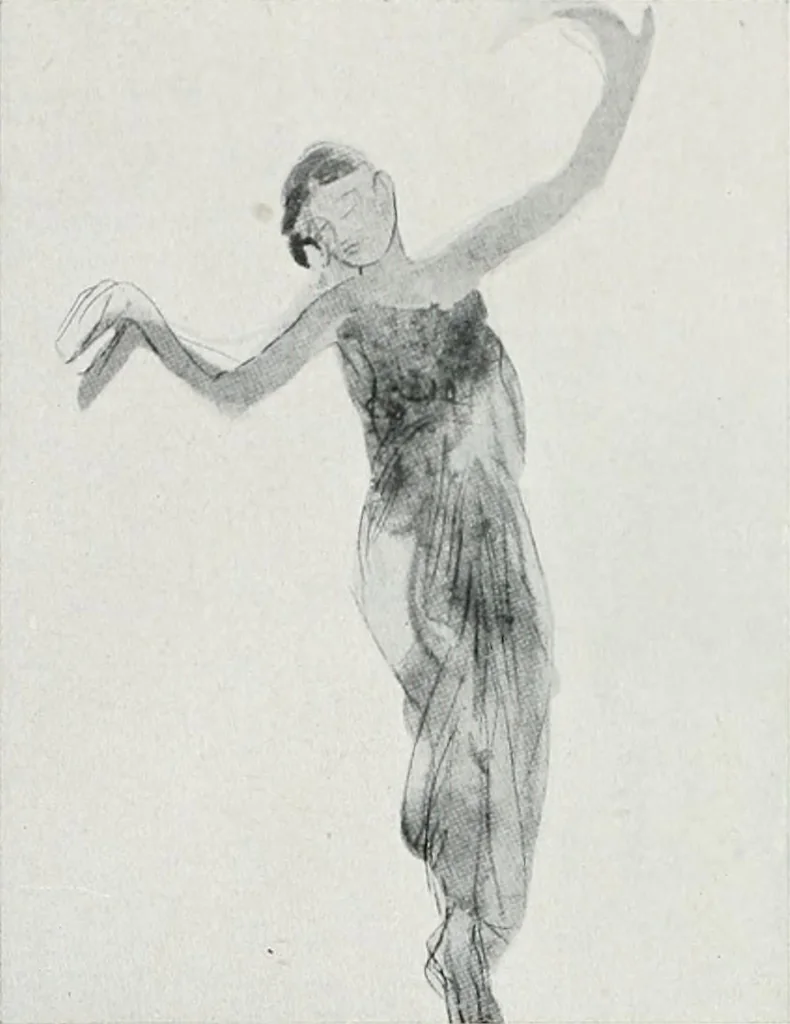 An illustration from Attraverso gli albi e le cartelle : sensazioni d'arte, 1904, leaf 183