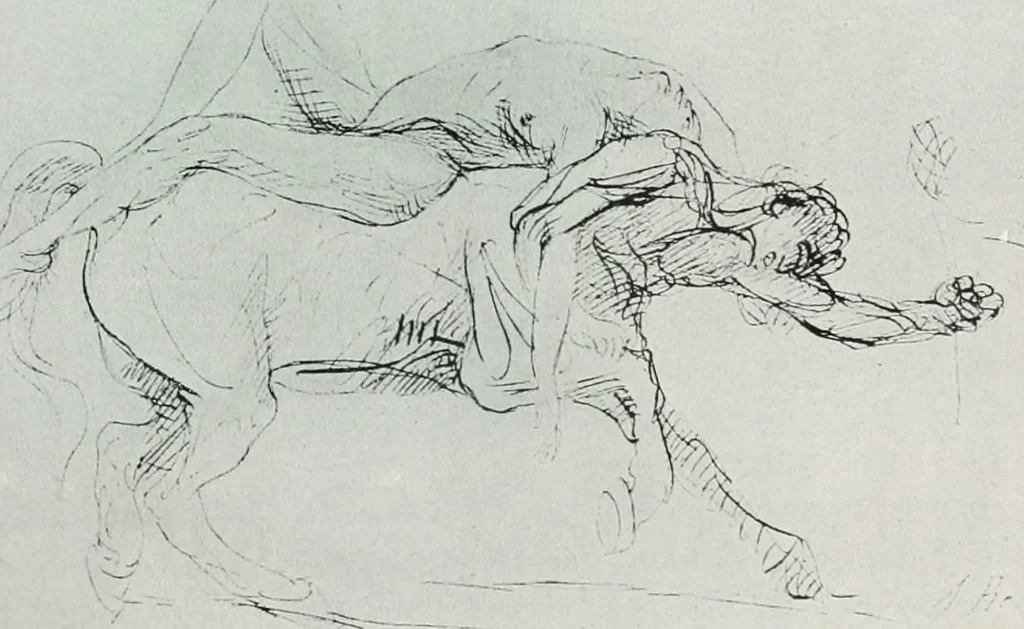 An illustration from Attraverso gli albi e le cartelle : sensazioni d'arte, 1904, leaf 184