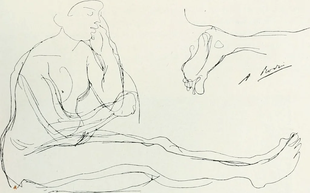 An illustration from Attraverso gli albi e le cartelle : sensazioni d'arte, 1904, leaf 192