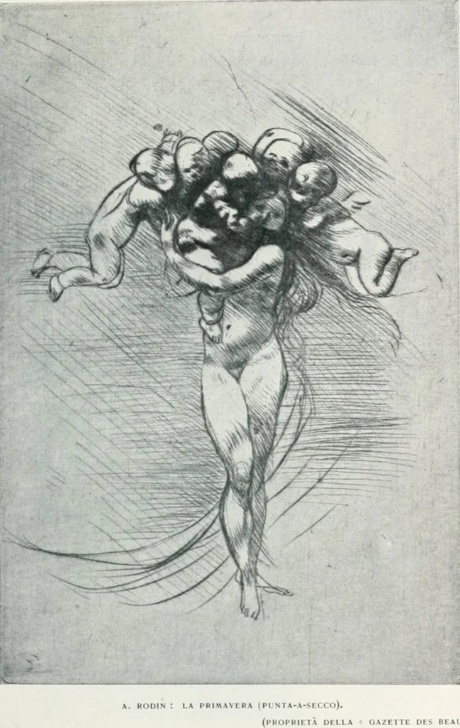 An illustration from Attraverso gli albi e le cartelle : sensazioni d'arte, 1904, leaf 196