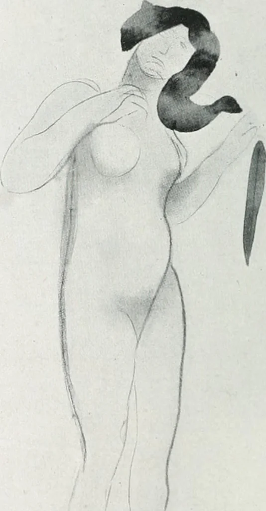 An illustration from Attraverso gli albi e le cartelle : sensazioni d'arte, 1904, leaf 197