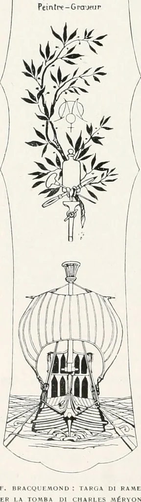 An illustration from Attraverso gli albi e le cartelle : sensazioni d'arte, 1904, leaf 203