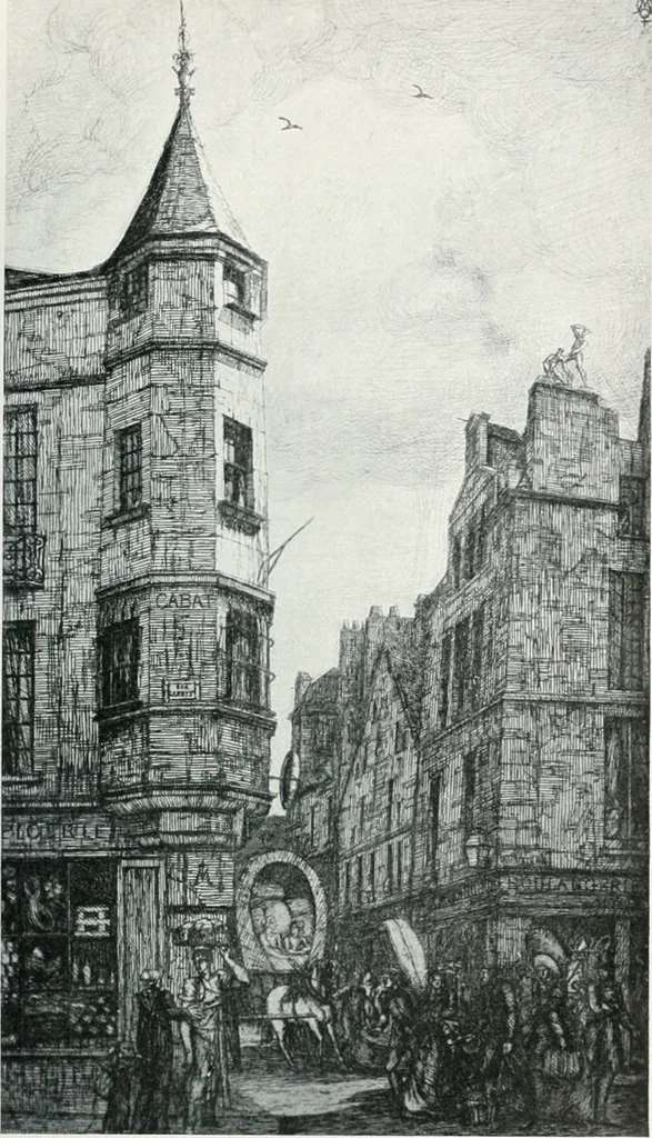 An illustration from Attraverso gli albi e le cartelle : sensazioni d'arte, 1904, leaf 216