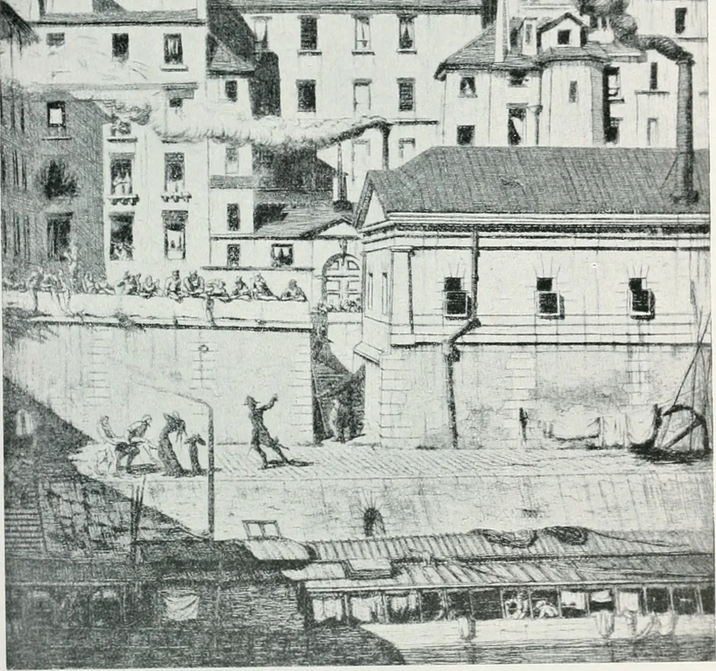 An illustration from Attraverso gli albi e le cartelle : sensazioni d'arte, 1904, leaf 218