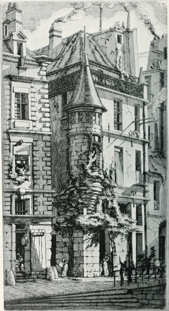 An illustration from Attraverso gli albi e le cartelle : sensazioni d'arte, 1904, leaf 219