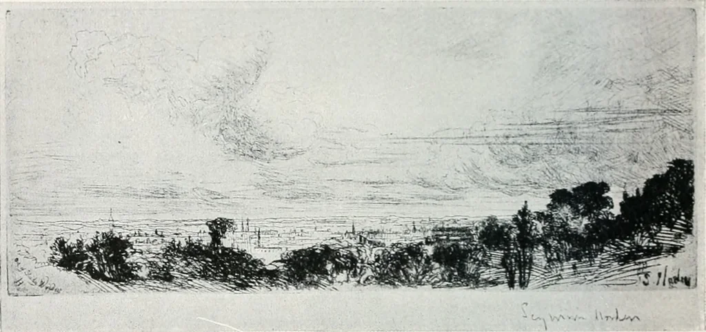An illustration from Attraverso gli albi e le cartelle : sensazioni d'arte, 1904, leaf 223