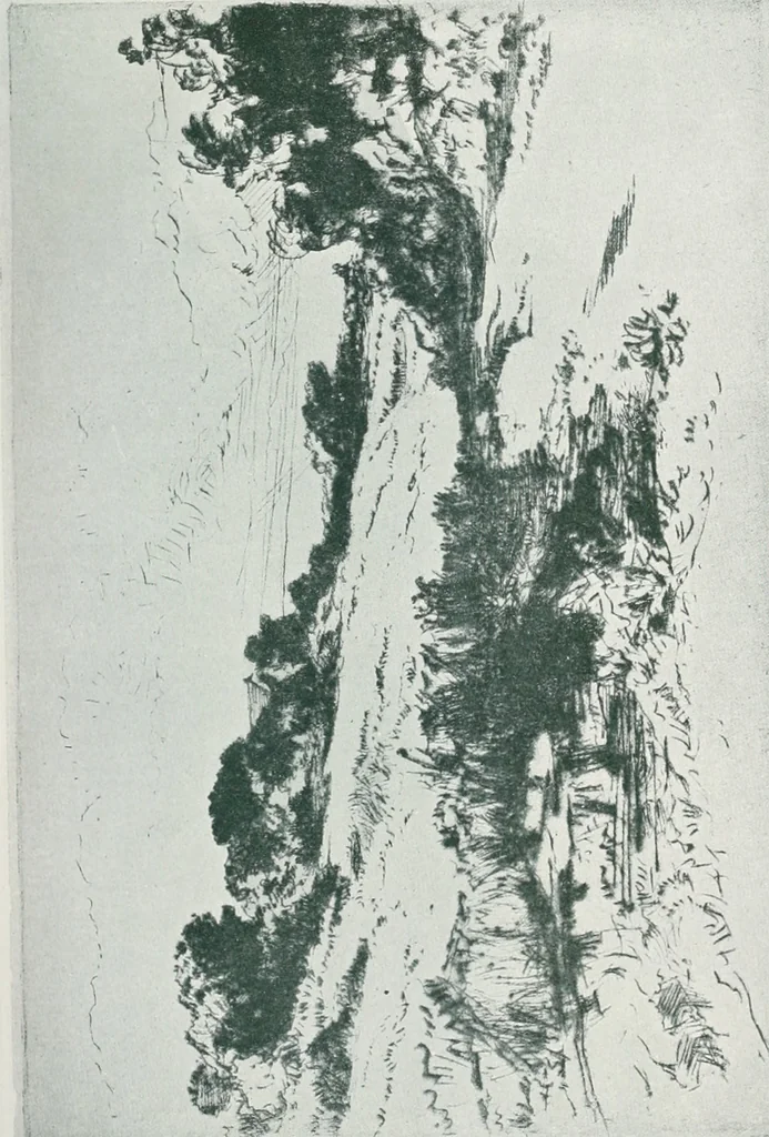 An illustration from Attraverso gli albi e le cartelle : sensazioni d'arte, 1904, leaf 228