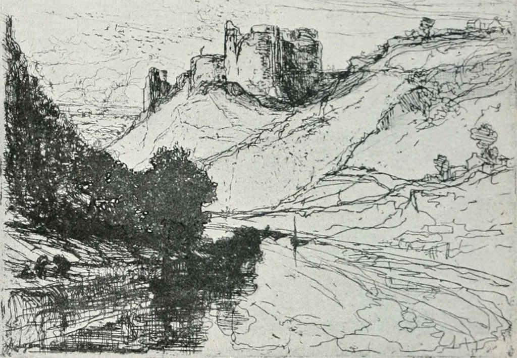 An illustration from Attraverso gli albi e le cartelle : sensazioni d'arte, 1904, leaf 239