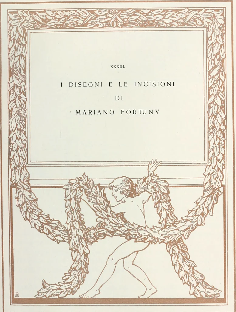 An illustration from Attraverso gli albi e le cartelle : sensazioni d'arte, 1904, leaf 244