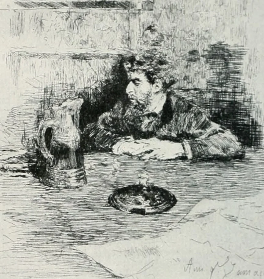 An illustration from Attraverso gli albi e le cartelle : sensazioni d'arte, 1904, leaf 247