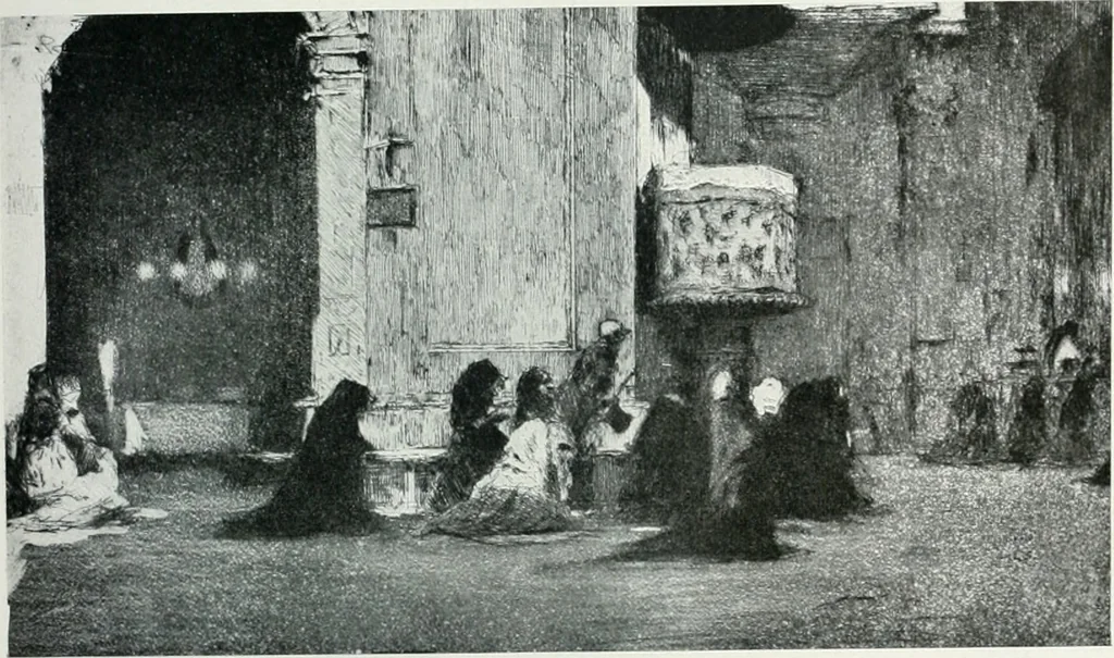 An illustration from Attraverso gli albi e le cartelle : sensazioni d'arte, 1904, leaf 248