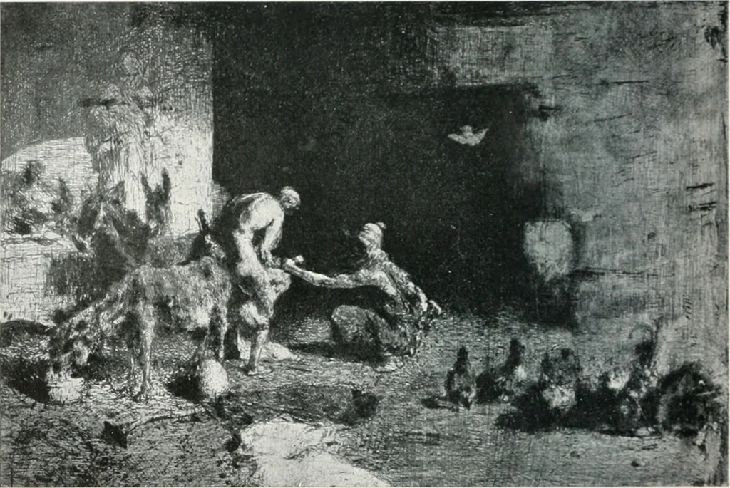 An illustration from Attraverso gli albi e le cartelle : sensazioni d'arte, 1904, leaf 249