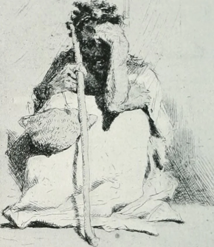 An illustration from Attraverso gli albi e le cartelle : sensazioni d'arte, 1904, leaf 253