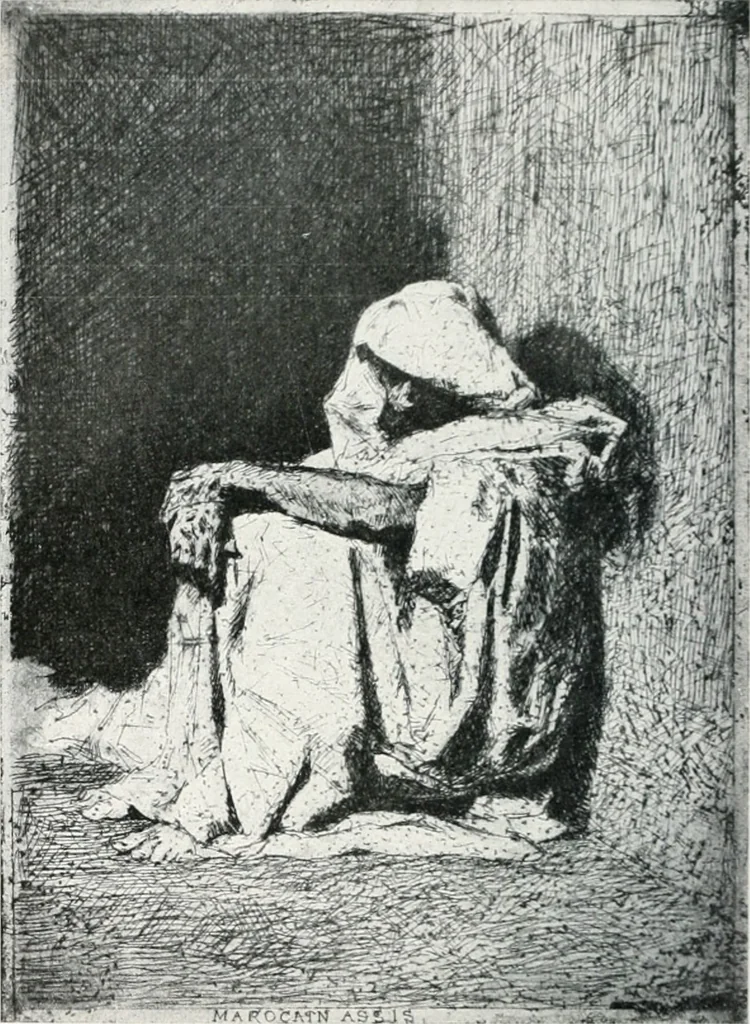 An illustration from Attraverso gli albi e le cartelle : sensazioni d'arte, 1904, leaf 255