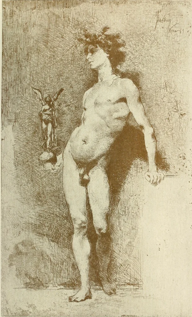 An illustration from Attraverso gli albi e le cartelle : sensazioni d'arte, 1904, leaf 256