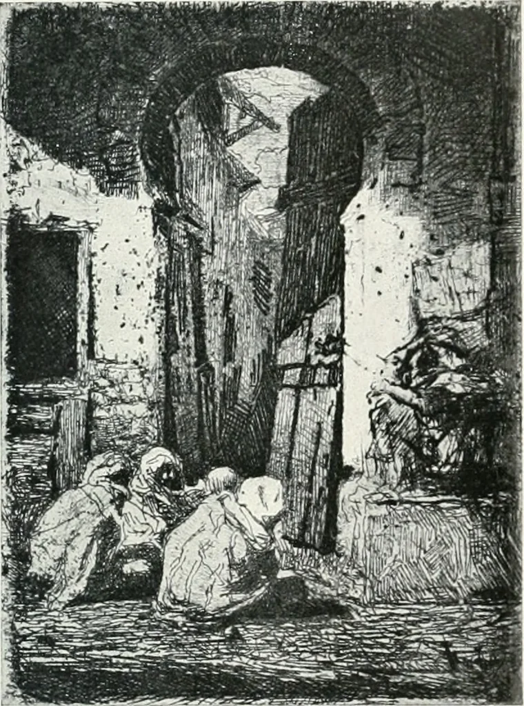 An illustration from Attraverso gli albi e le cartelle : sensazioni d'arte, 1904, leaf 258