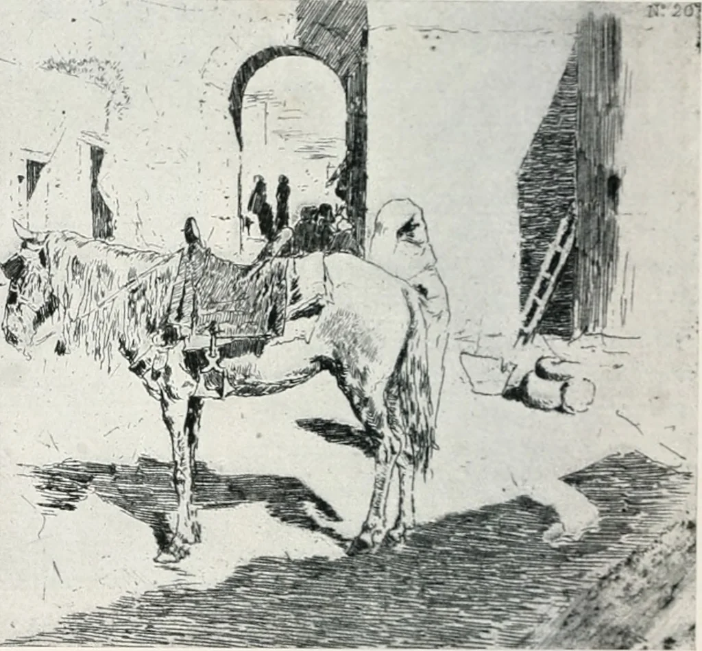An illustration from Attraverso gli albi e le cartelle : sensazioni d'arte, 1904, leaf 259