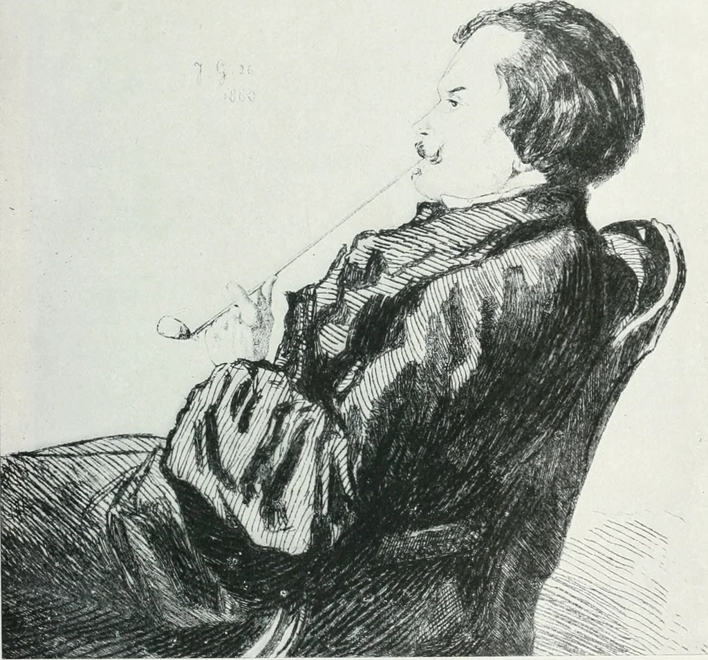 An illustration from Attraverso gli albi e le cartelle : sensazioni d'arte, 1904, leaf 26