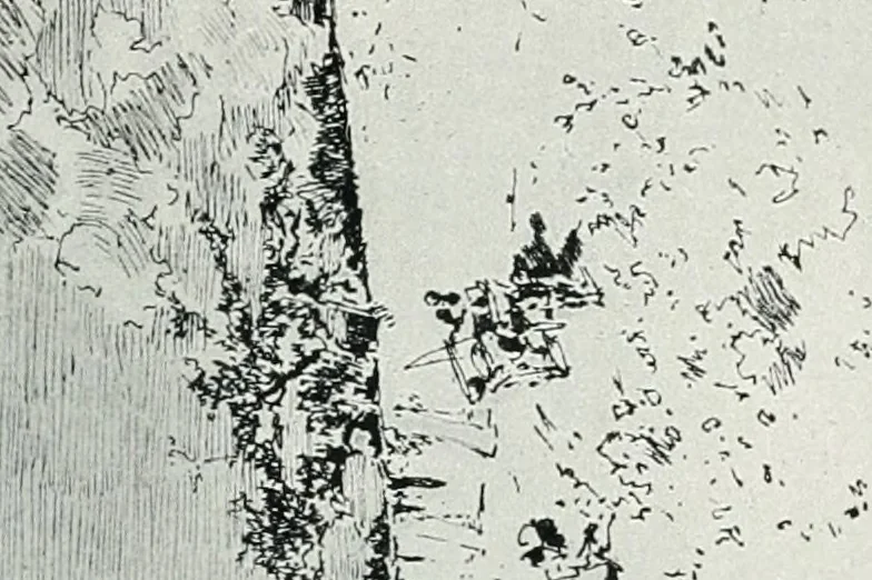 An illustration from Attraverso gli albi e le cartelle : sensazioni d'arte, 1904, leaf 262