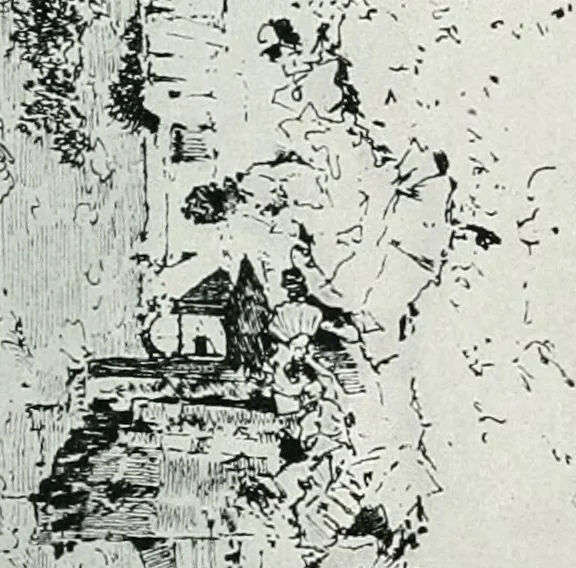 An illustration from Attraverso gli albi e le cartelle : sensazioni d'arte, 1904, leaf 262