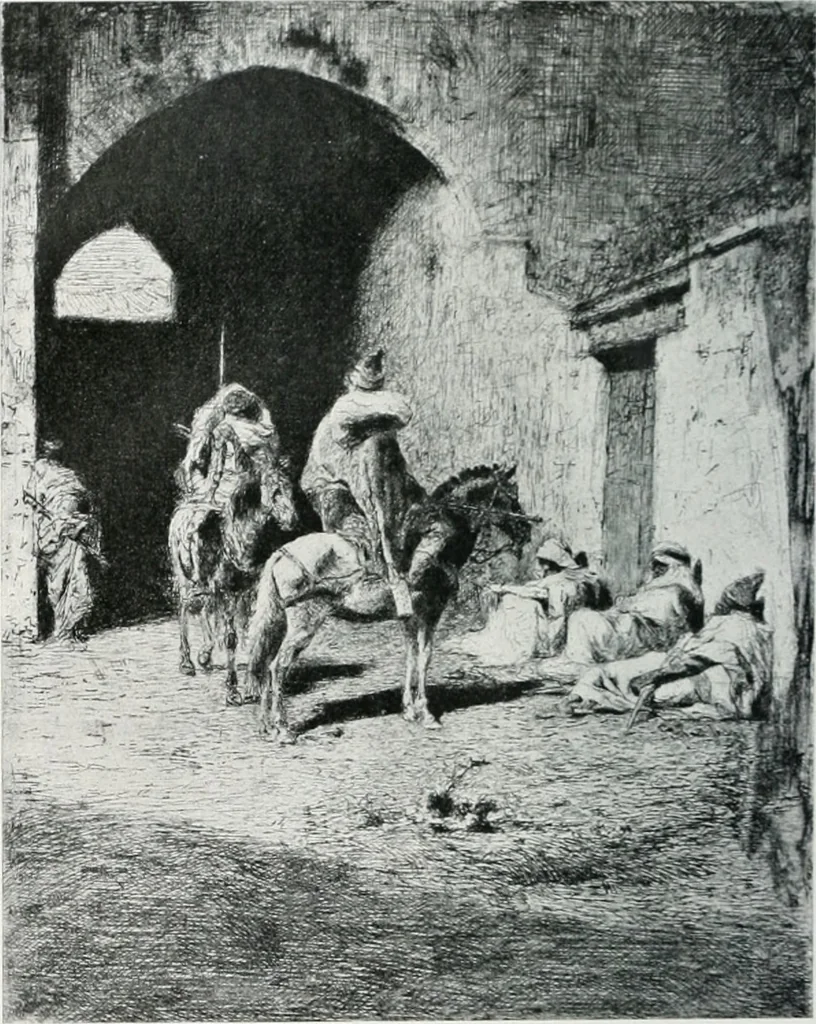 An illustration from Attraverso gli albi e le cartelle : sensazioni d'arte, 1904, leaf 263
