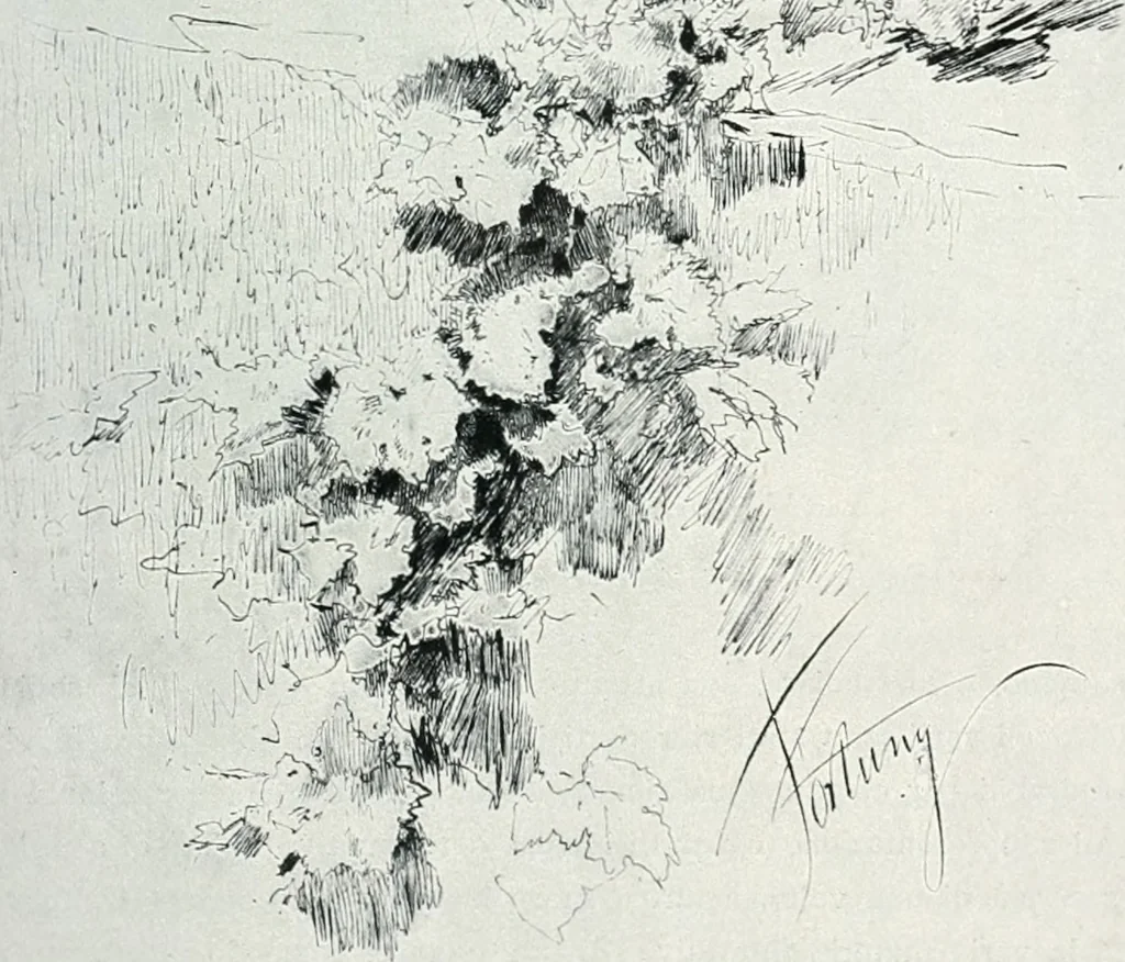 An illustration from Attraverso gli albi e le cartelle : sensazioni d'arte, 1904, leaf 266