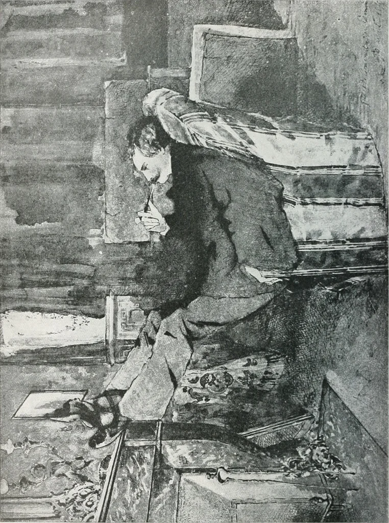 An illustration from Attraverso gli albi e le cartelle : sensazioni d'arte, 1904, leaf 27