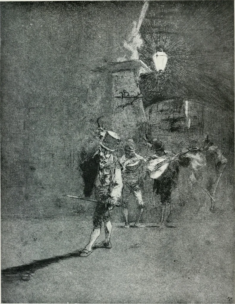 An illustration from Attraverso gli albi e le cartelle : sensazioni d'arte, 1904, leaf 270