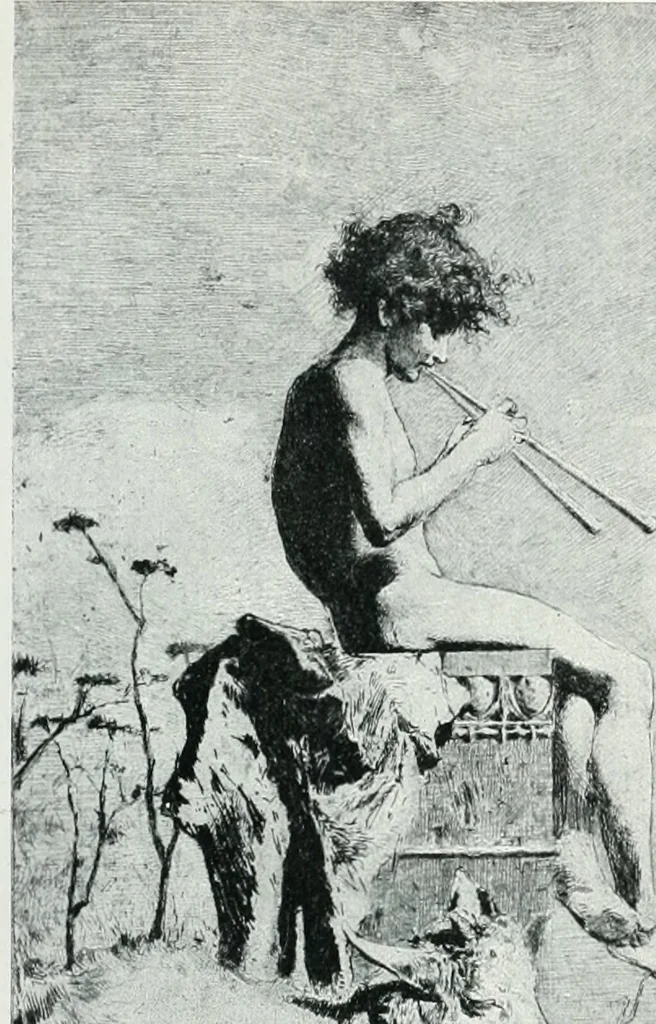 An illustration from Attraverso gli albi e le cartelle : sensazioni d'arte, 1904, leaf 272