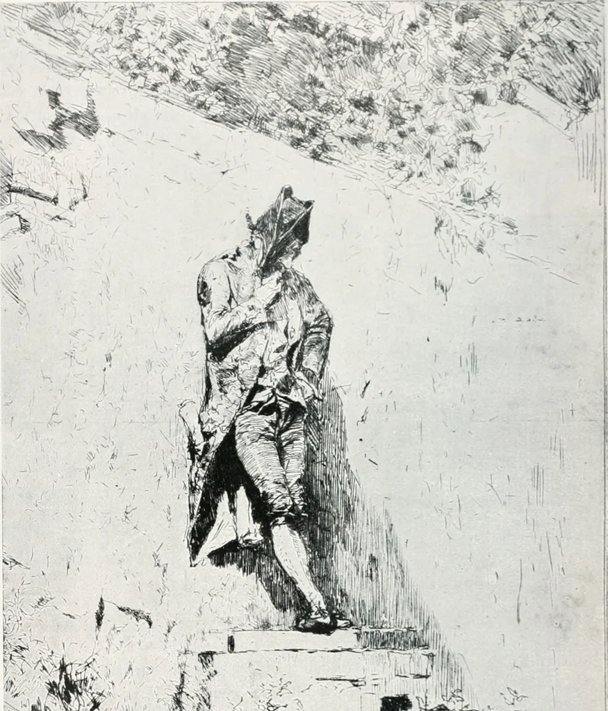 An illustration from Attraverso gli albi e le cartelle : sensazioni d'arte, 1904, leaf 275