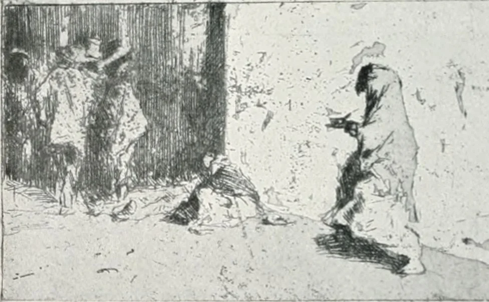 An illustration from Attraverso gli albi e le cartelle : sensazioni d'arte, 1904, leaf 281