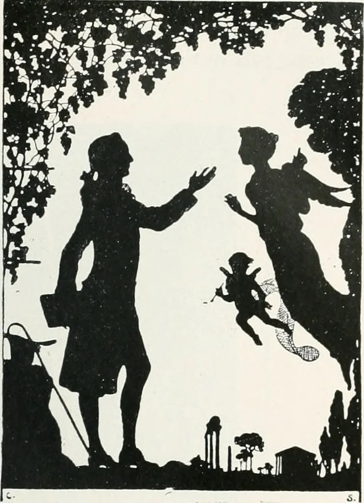 An illustration from Attraverso gli albi e le cartelle : sensazioni d'arte, 1904, leaf 288