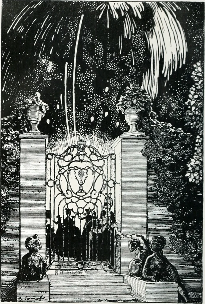 An illustration from Attraverso gli albi e le cartelle : sensazioni d'arte, 1904, leaf 289