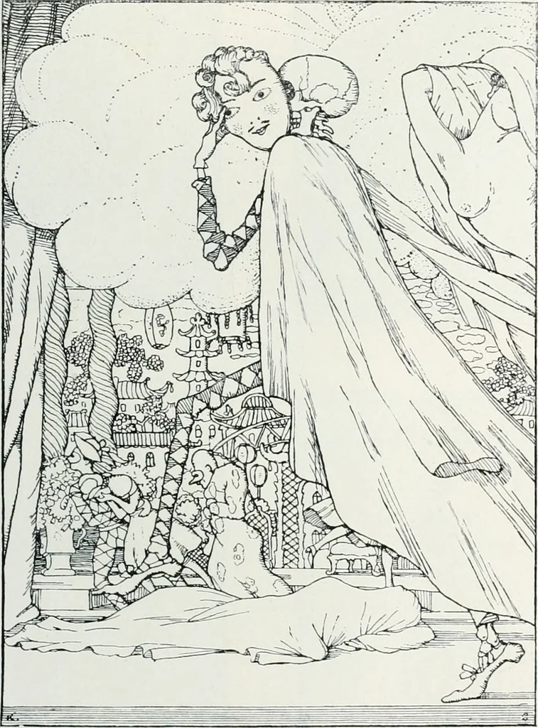 An illustration from Attraverso gli albi e le cartelle : sensazioni d'arte, 1904, leaf 290
