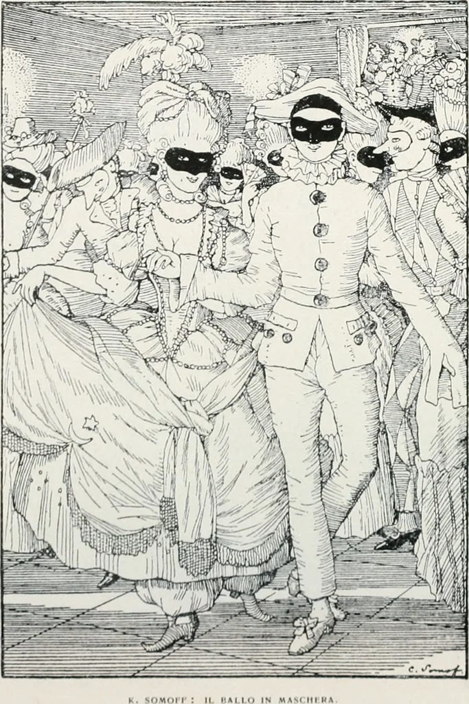 An illustration from Attraverso gli albi e le cartelle : sensazioni d'arte, 1904, leaf 297