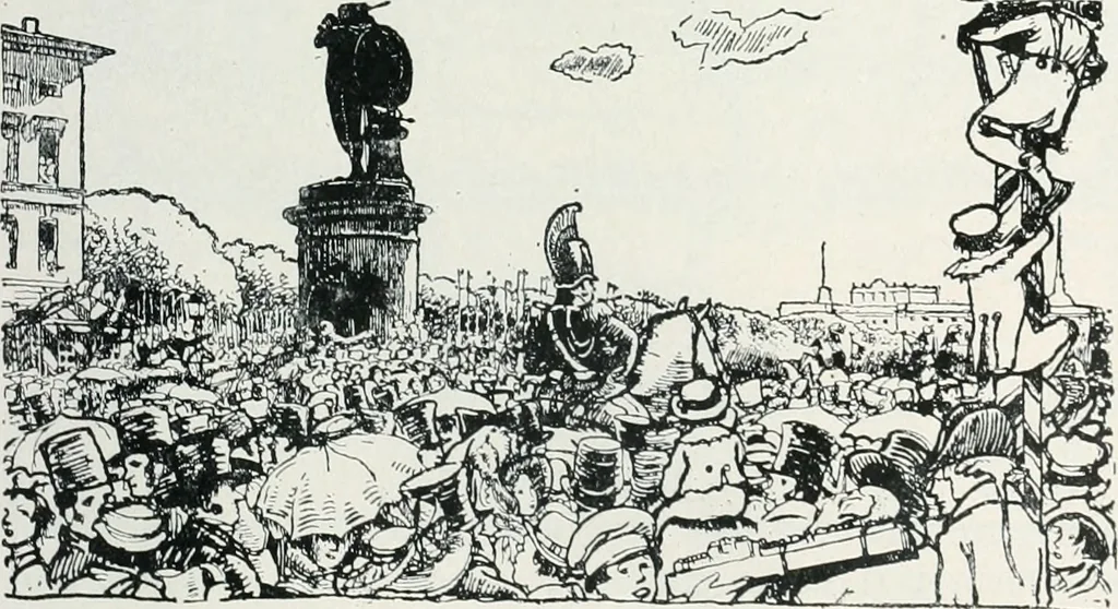 An illustration from Attraverso gli albi e le cartelle : sensazioni d'arte, 1904, leaf 300