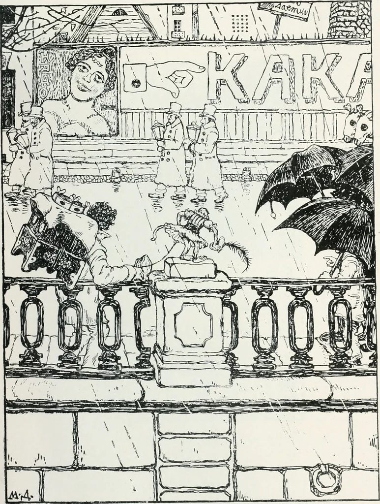 An illustration from Attraverso gli albi e le cartelle : sensazioni d'arte, 1904, leaf 302