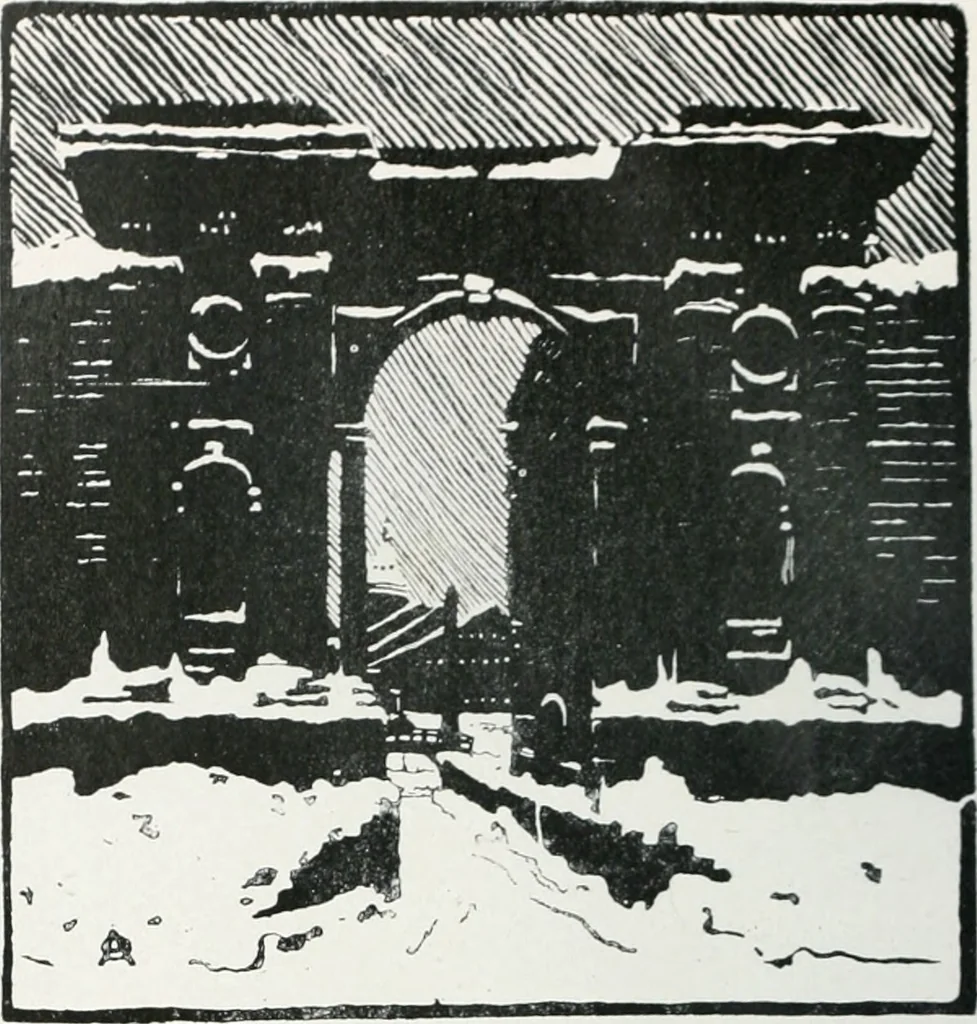An illustration from Attraverso gli albi e le cartelle : sensazioni d'arte, 1904, leaf 309