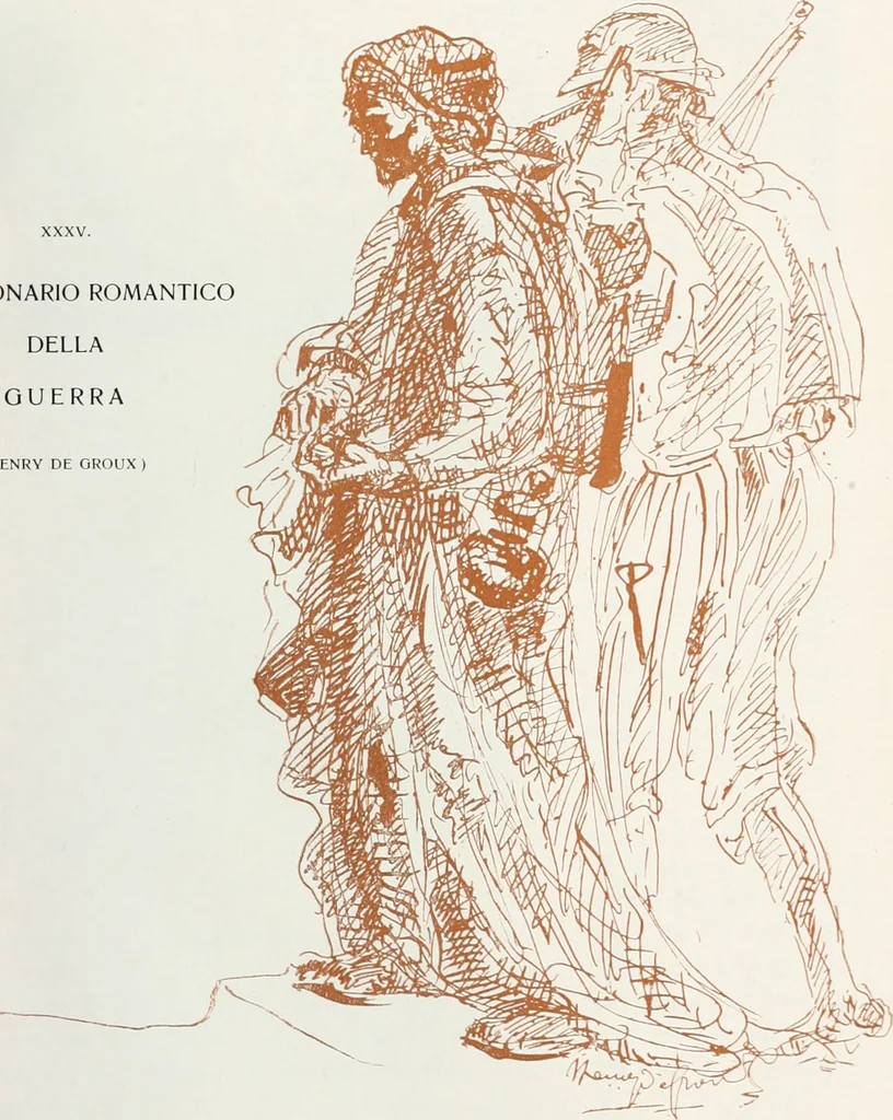 An illustration from Attraverso gli albi e le cartelle : sensazioni d'arte, 1904, leaf 316