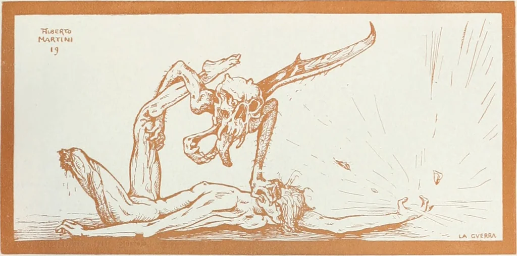 An illustration from Attraverso gli albi e le cartelle : sensazioni d'arte, 1904, leaf 318