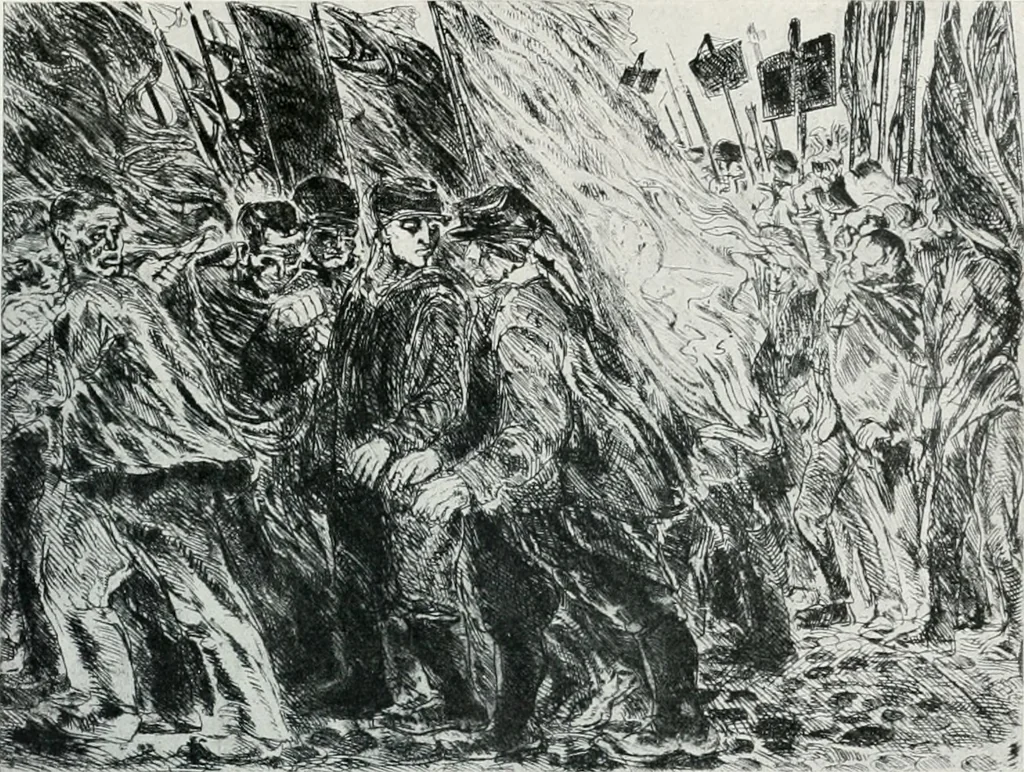 An illustration from Attraverso gli albi e le cartelle : sensazioni d'arte, 1904, leaf 320