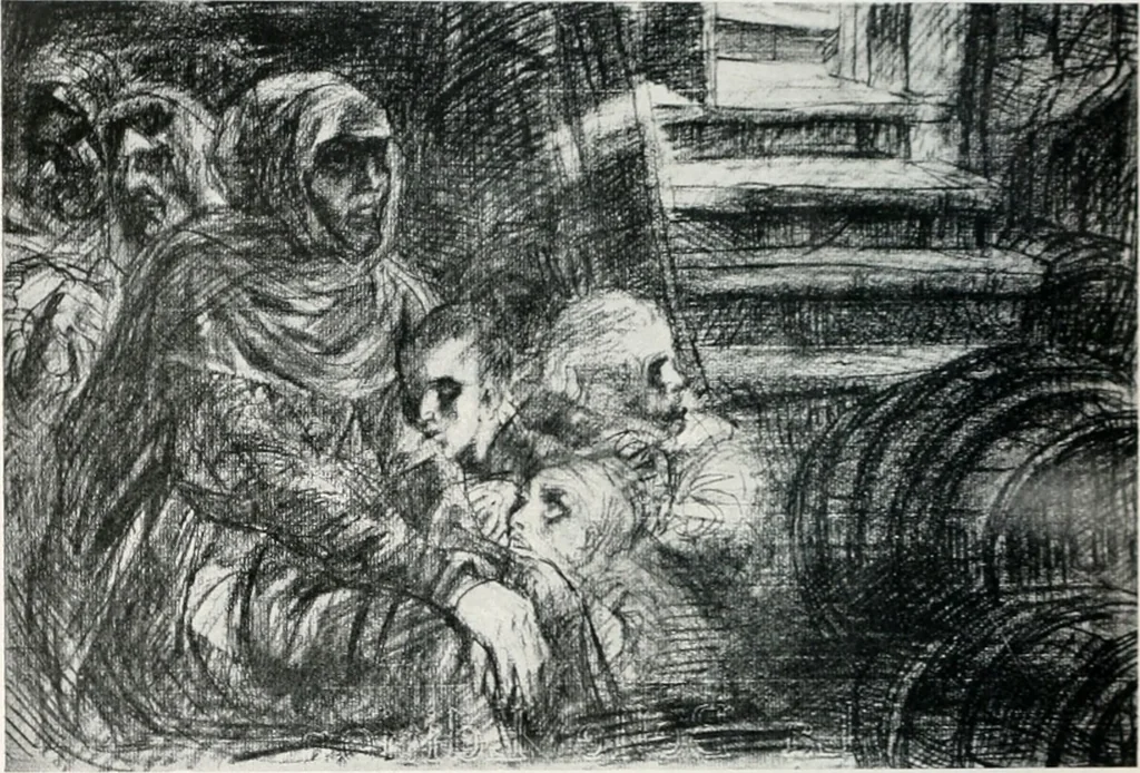 An illustration from Attraverso gli albi e le cartelle : sensazioni d'arte, 1904, leaf 321