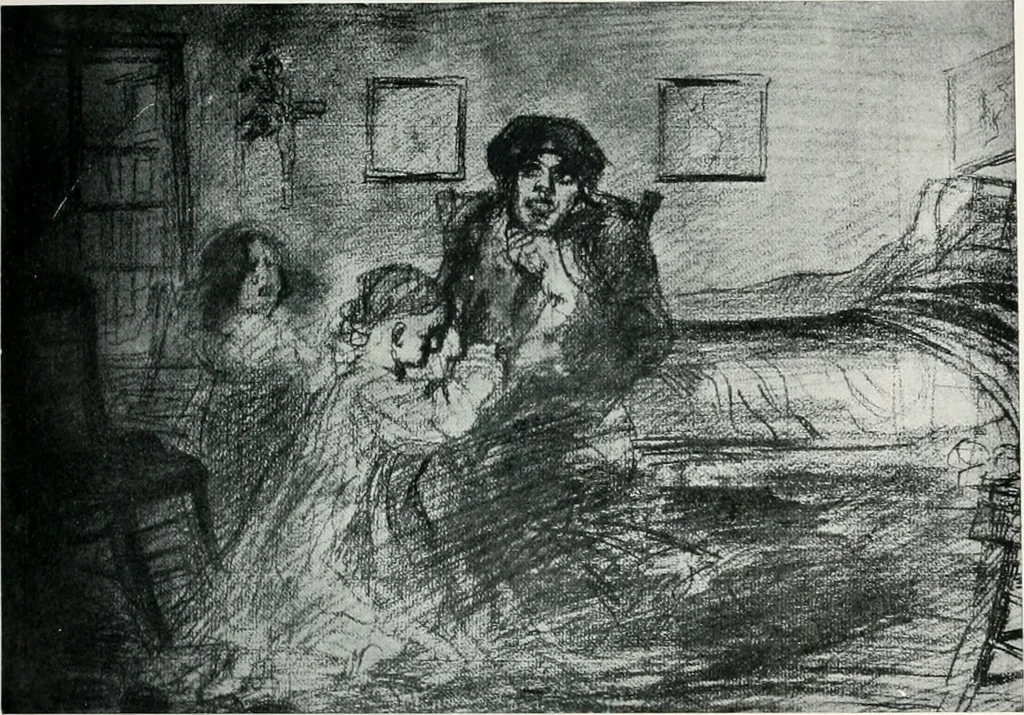 An illustration from Attraverso gli albi e le cartelle : sensazioni d'arte, 1904, leaf 324